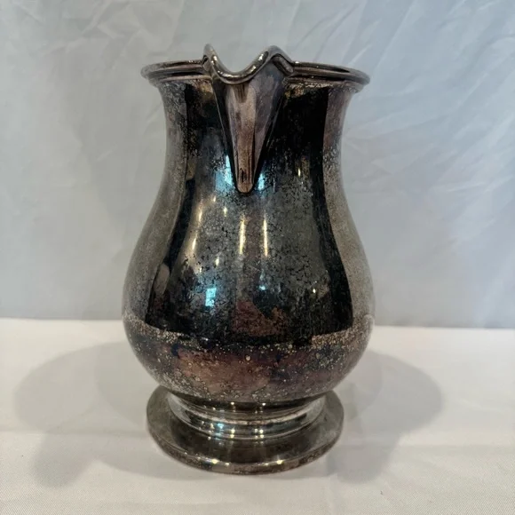 Antique Art Deco 1920s American Silver Plated Pitcher by E.G. Webster & Son, NY - Picture 2 of 9